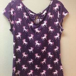 Lindy Bop Unicorn Blouse